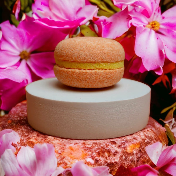 Macaron de bain Pêche