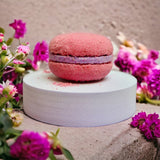 Macaron de bain Cassis