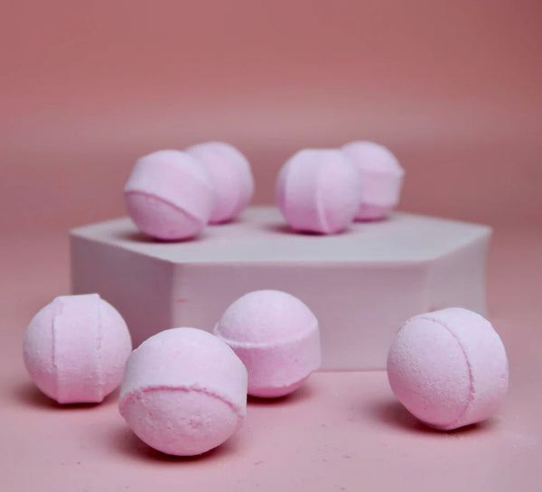 Mini bombe de bain effervescente 
Cerise